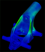 Knuckle joint 0.85M dofs model